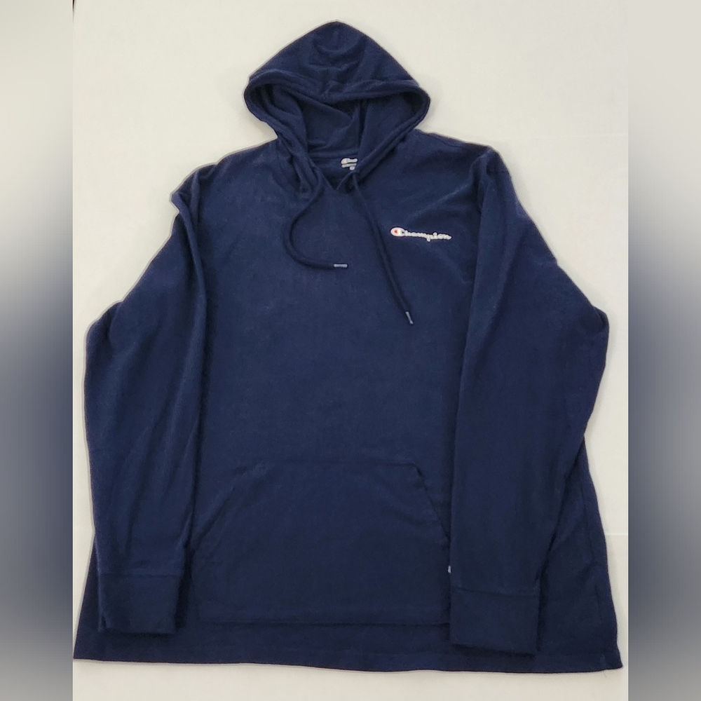 Champion Men's Lightweight Navy Hoodie